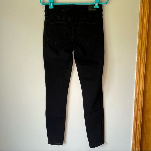 American Eagle Black Distressed NE(X)T Level Stretch Jegging Size 4 - Picture 2 of 14